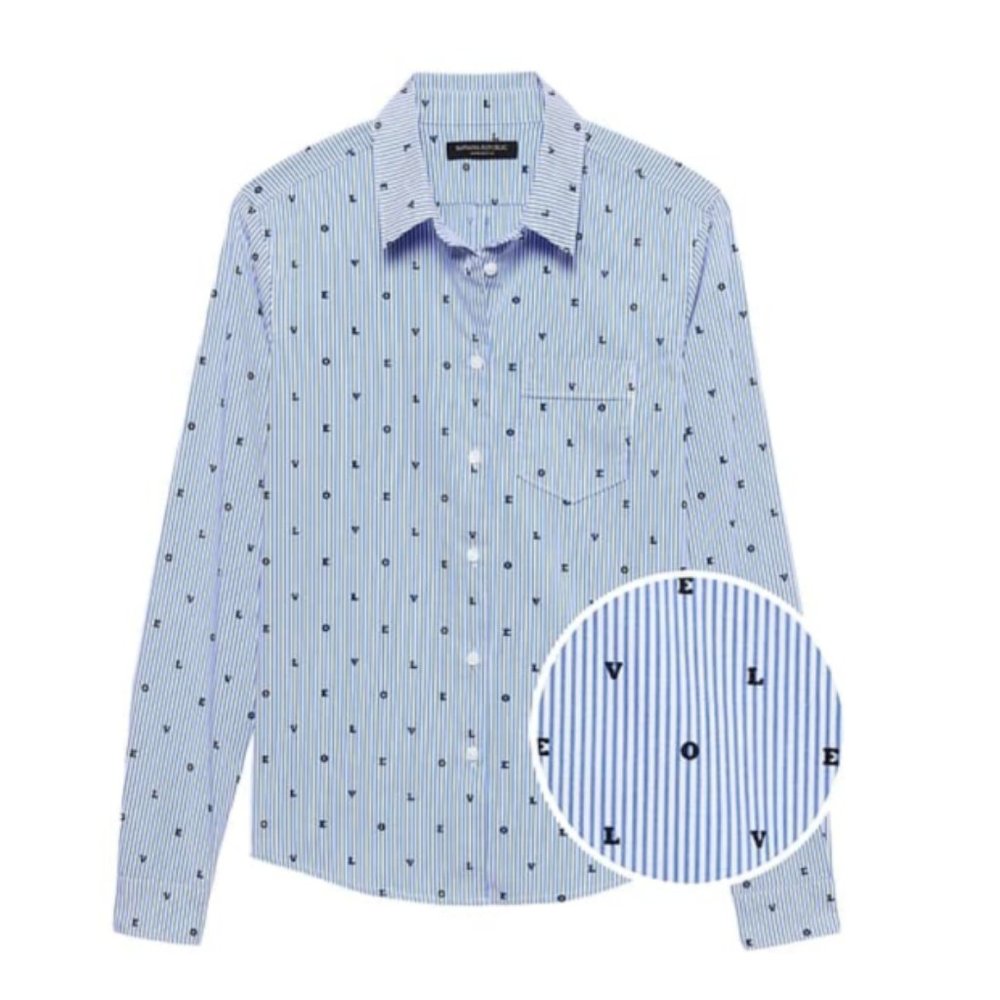 Banana Republic Quinn-fit Love Stripe Shirt